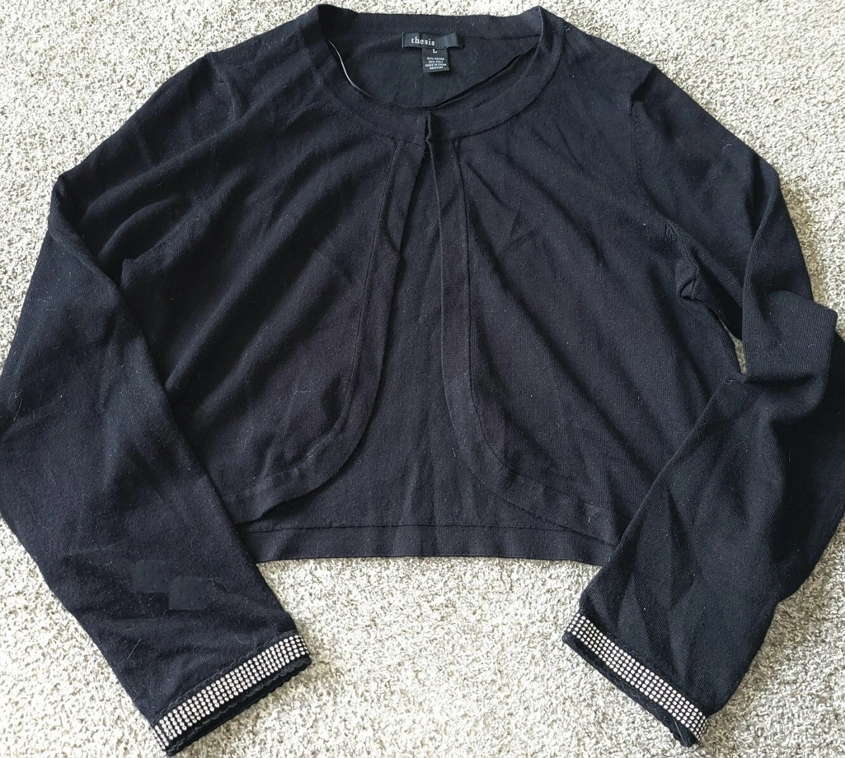 Dressy black deals cardigan sweater
