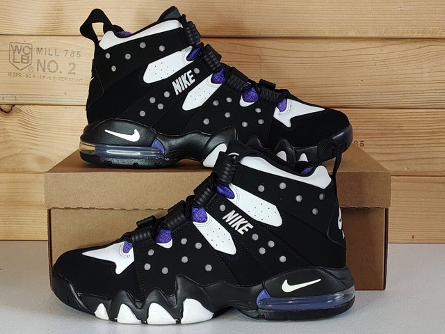 Stapel Anpassung Kampagne Nike Air Max 2 Cb 94 Black White Purple Mens Kommunikation Stoff Dachfenster