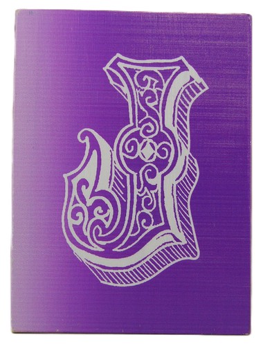 Uppercase Monogram LETTER "J" From Alphabet Soup Wood Mount Rubber Stamp - Picture 1 of 2