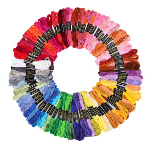  Livraisons croisées fil à broder toutes les couleurs kit bracelet d'amitié point de croix - Photo 1 sur 8