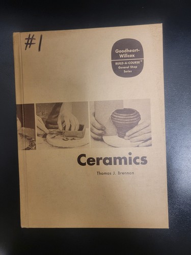 Ceramics vintage hardcover book by thomas brennan School library book READ - Picture 1 of 8