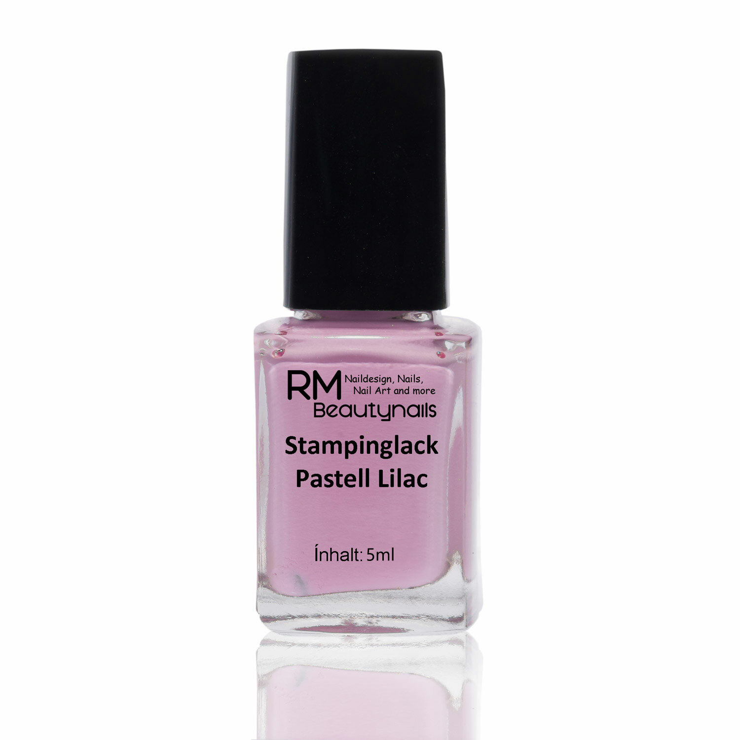 6x 5ml Stamping Pastell Lack Set Rosa Lila Stempellack Nagellack Nail Art Nagel