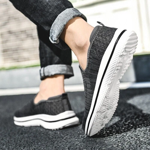 NEU Herren Slipper Sneaker Freizeitschuhe Schlupfschuhe Stoffschuhe Slip-On - Bild 10 von 23