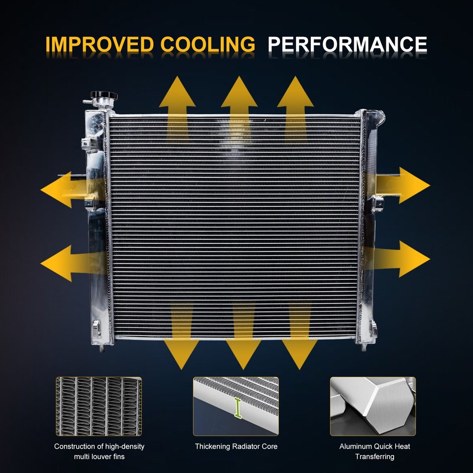 CU2263 3Row All Aluminum Radiator For 19992000 JEEP GRAND CHEROKEE V8