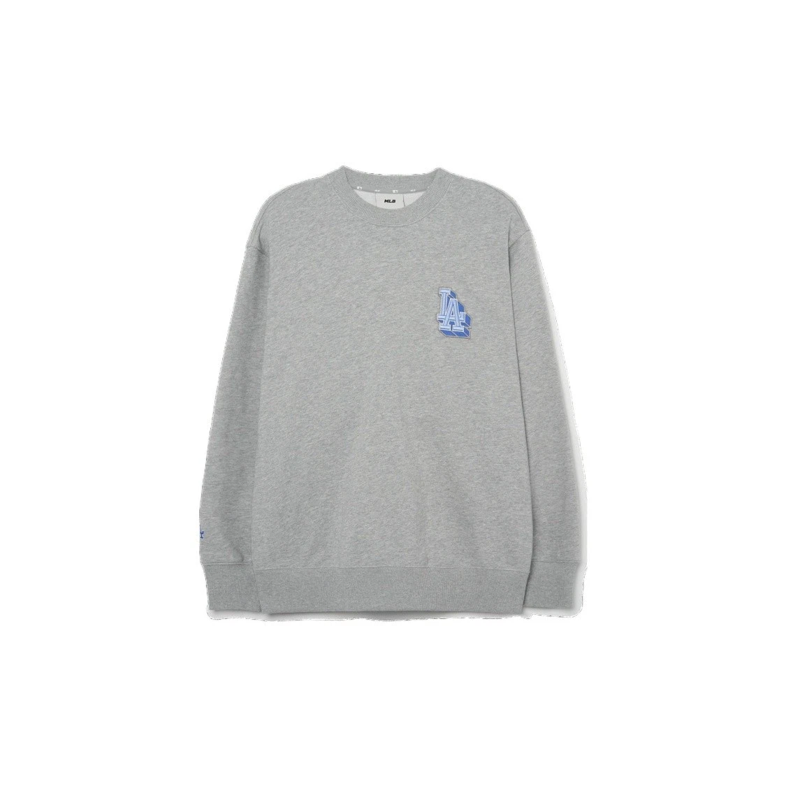 Letter Logo American Retro Print Pullover Long Sleeve Sweatshirt Unisex Gray