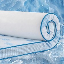 3 Inch Queen Mattress Topper- Cooling Memory Foam Mattress Topper with Breath...