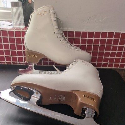 Edea Preludio Schlittschuhe Eiskunstlaufschuhe Größe Edea 240 UK 3/3,5 Made In Italy