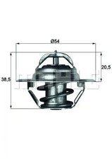 Thermostat Opel COMMODORE