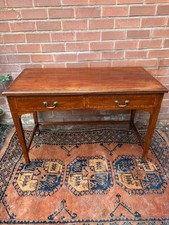 Gillows of Lancaster Victorian inlaid desk or table  on brass castors feet stamp