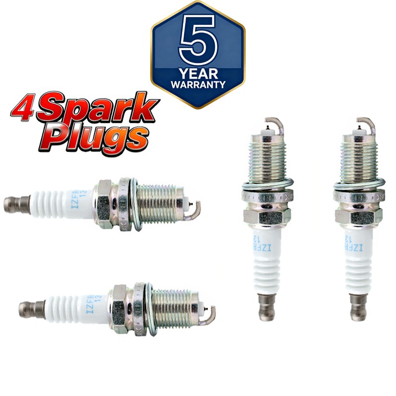 Set of 4 NGK 6774/IZFR6K13 Spark Plugs Laser Iridium For Honda Accord 1.5L 2.4L
