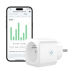 EIGHTREE WLAN Steckdose 16A 3680W Alexa Googl...