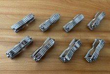 Vintage lata 60-te 70-te Ludwig Acrolite Snare Bęben Lug Zestaw 8 chromowanych uchwytów 2234 (B)