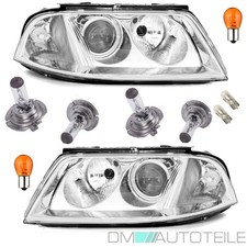 Scheinwerfer Links Rechts DE-Linse + BIRNEN passt für VW Passat 3BG B5 ab 00-05 