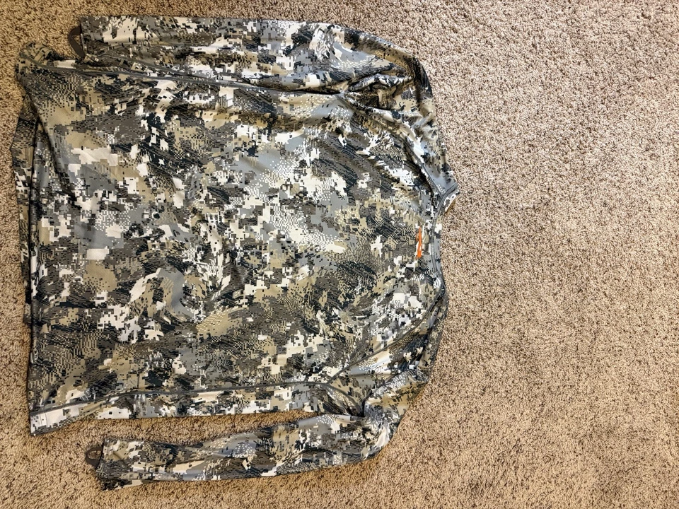 Sitka Hombre XXL Manga Larga Optifade Elevado Núcleo Ligero Crew  Foto 4 de 4