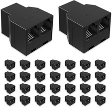 RJ12 6P6C 3 Female Telephone Line Splitters, Phone Jack Splitter, Telephone Land