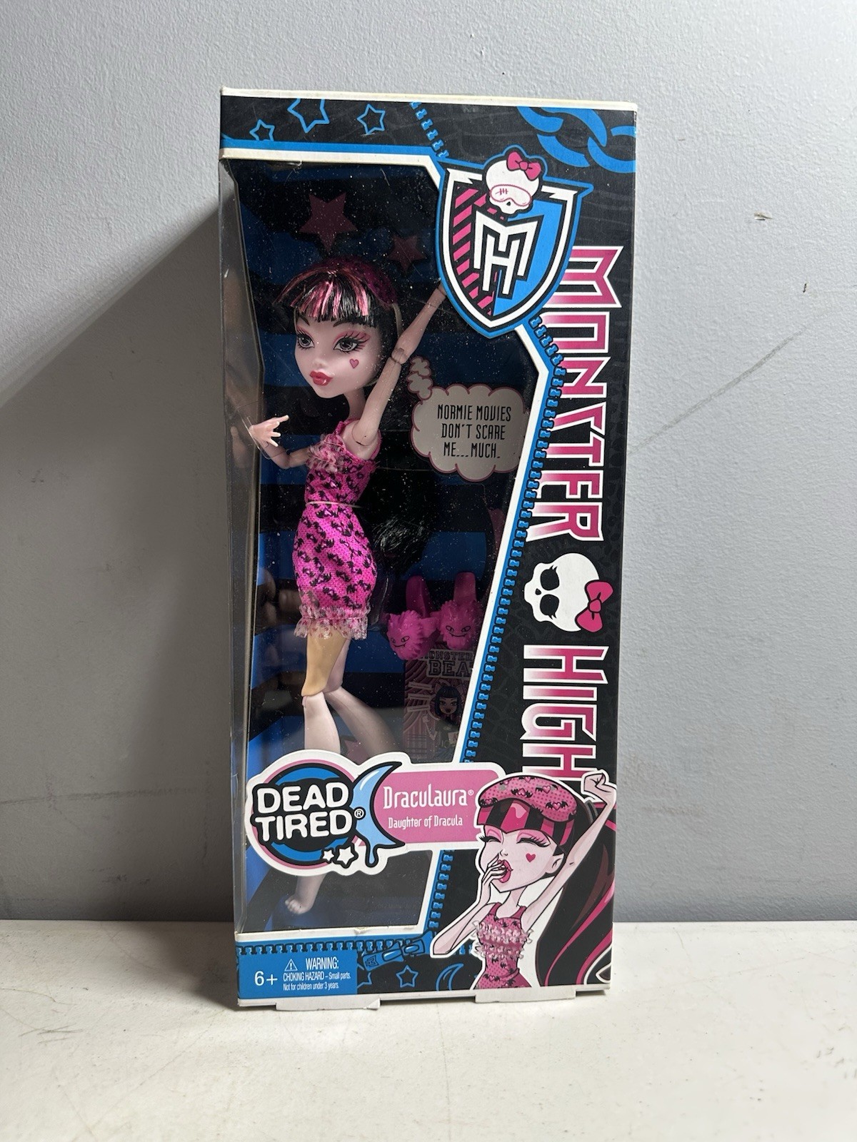 2012 Monster High Dead Tired Draculaura Doll Mattel X4514NRFB NWT