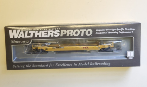 Walthers Proto HO Gunderson Rebuilt 40' Well Car TTX #455696 | Zustand: New
