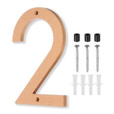 10 Inch House Number, House Address Numbers Sign Large Floating, Gold, 2
