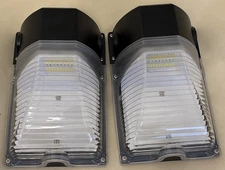 2 PK LED Mini Wall Light with Photocell 30W/25W/15W Adjustable 5000K/4000K/3000K