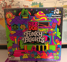 Nee Doh Funky Frights Squish-O-Ween Halloween Advent Calendar, 13 Squishy Toys