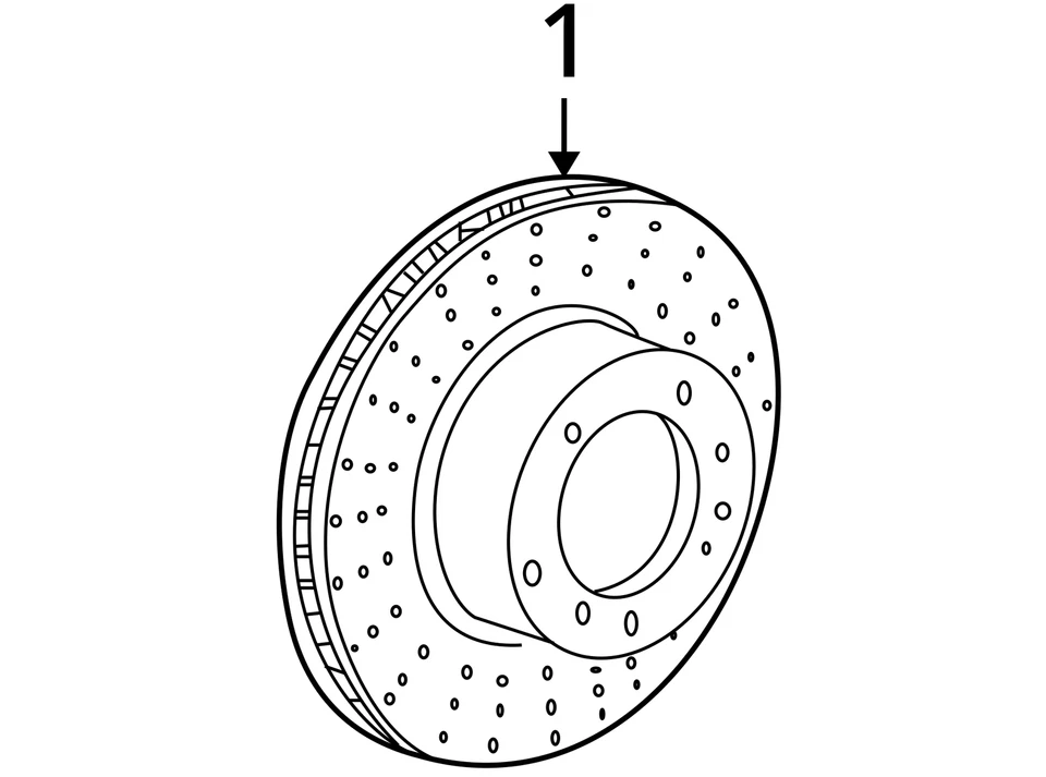Rotores de disco de freio dianteiro e traseiro Porsche 982 718 Cayman Boxster 2017 - 2024 fabricante de equipamento original - Imagem 4 de 4