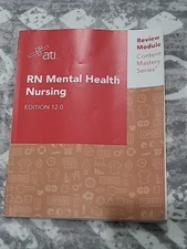 Lot Of 9 ATI RN Nursing Student Content Mastery Series Review Module Book