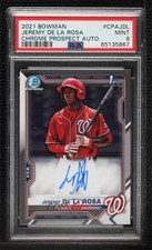 2021 Bowman Chrome Prospects Jeremy De La Rosa #CPA-JDL PSA 9 MINT Auto 4n0