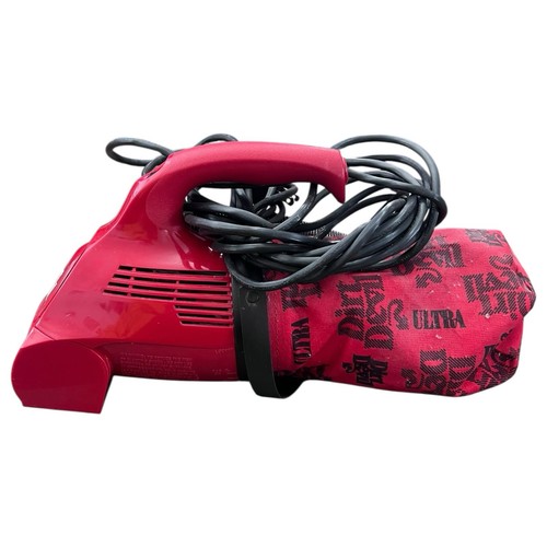 Dirt Devil Ultra Hand Vac Handheld Corded Model 08230 Red w/ Attachments & Box - Picture 5 of 8