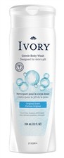2 PACK Ivory Body Wash Original Scent 12 Ounce