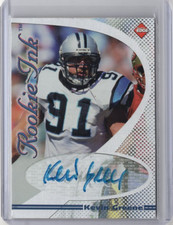 KEVIN GREENE NFL Panthers 1998 Collector's Edge 1st Place Rookie Ink Auto Card