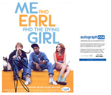 Thomas Mann ‘Me And Earl And The Dying Girl’ Signed 8x10 Photo 'Greg' ACOA