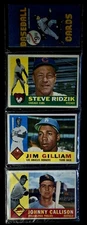 1960 Baseball Rack Pack 15 Topps baseball Cards Oldies N Goodies Nice Look. 