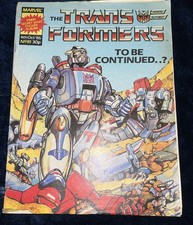 Marvel comics UK G1 1986.. The Transformers comic # 81  Ultra Magnus Glavatron