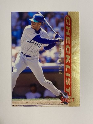 1997 Select Checklist Ken Griffey Jr #150 Registered Gold Parallel Mariners