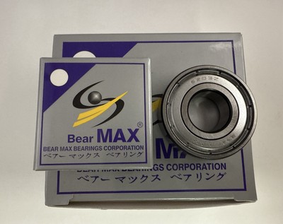 30 pcs BearMAX 6203-ZZ E 17x40x12mm Double Metal Seal Deep Groove Ball Bearings