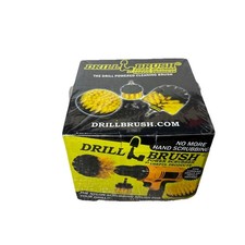 Power Scrubber Drill Brush Set Cleaner Spin Tub Shower Tile Grout Wall 3 Brushes