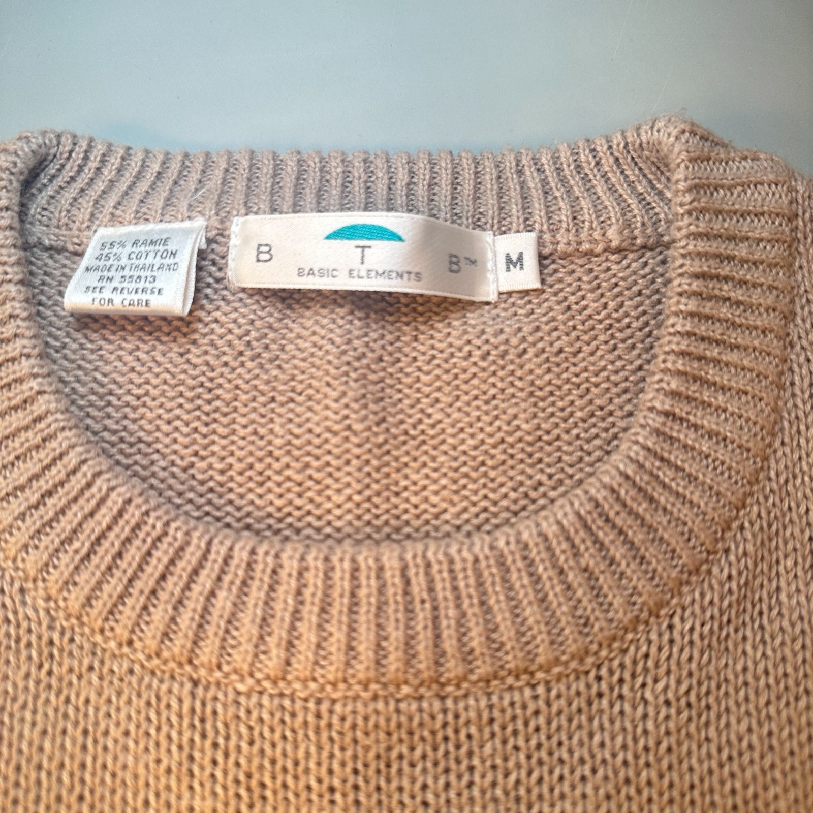 BTB Basic Elements Golf Swing Crewneck Sweater Me… - image 3