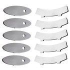 10 Pcs Stainless Steel Mountain Bike Brake Interspace Adjustment Discs Accessory