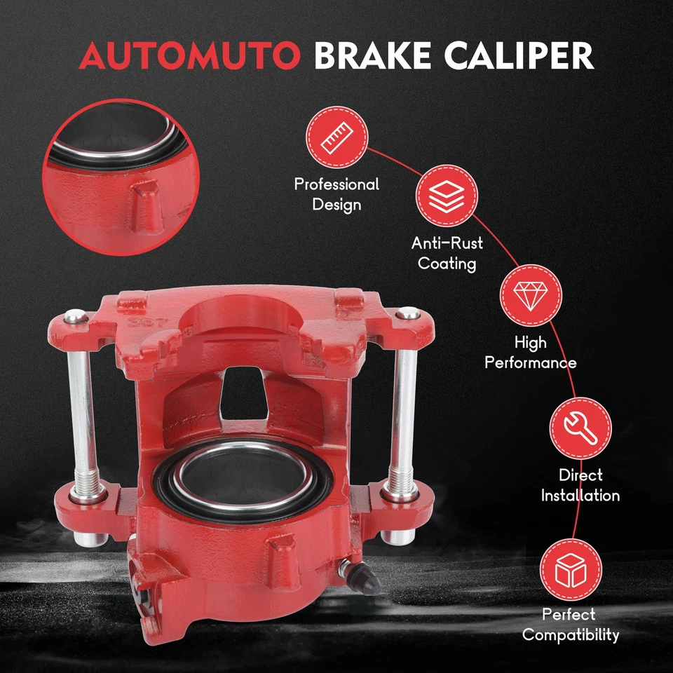 Pinzas de freno delanteras con soporte para Chevrolet Malibu S10 Camaro Monte Carlo Foto 4 de 4