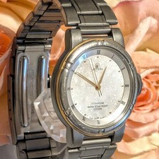 Working Battery CITIZEN ATTESA Old Citizen Attesa Men's Watch Roman Gold