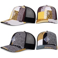 Djinns HFT Cap Summerpattern Basecap Truckercap Mesh Cap Kappe Logo Patch New