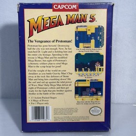 Mega Man 5 ⭐️Complete CIB⭐️Nintendo NES Original Authentic Box Manual