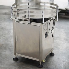 39.37in Turntable Bottle Unscramble Machine Automatic Bottle Collecting Machine