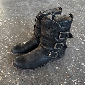 FRYE Black Leather Shearling Lined Boots – Size 9.5 B Women main image 4