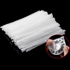 100pcs Bathroom Shower Drain Cover Net Bag Hair Prevent Filter Sink Strainers