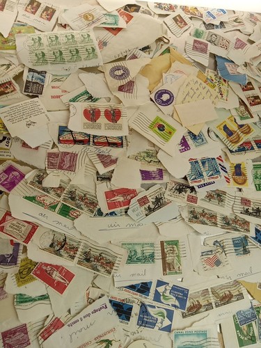Grande collezione di francobolli migliaia degli anni 50 60 e 70 - Foto 18 di 23