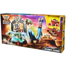 Monster Jam Mud Blasters Monster Mutt Dalmatian Dunk Tank Playset