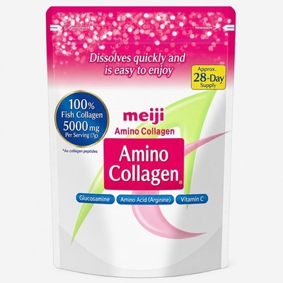 Meiji Amino Collagen Powder 196g 28 Days Made in Japan