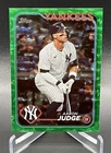 2024 Topps Series 1 AARON JUDGE Green Crackle Foil /499 NY Yankees card #99 MVP!