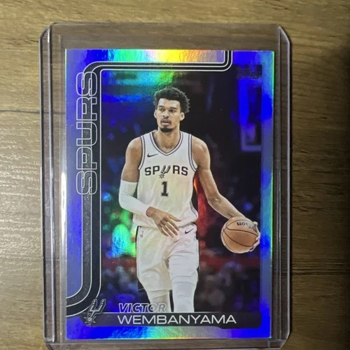 2025-26 Topps Flagship - Victor Wembanyama #195 Spurs Rainbow Foil MVP DPOY